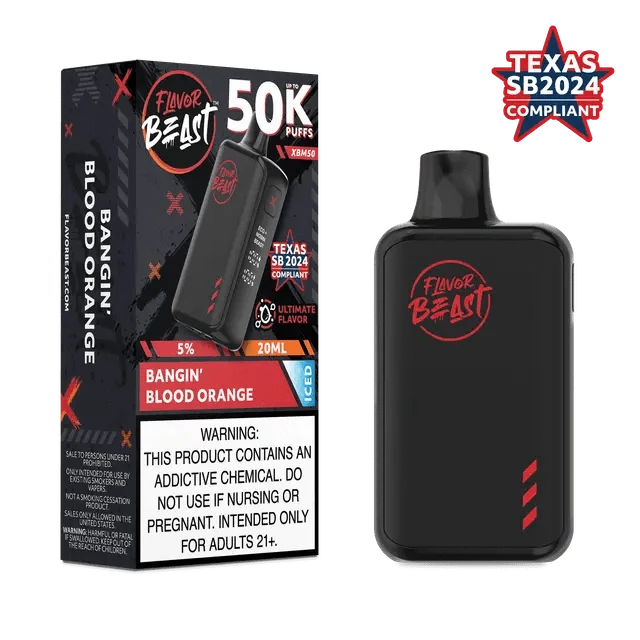 Flavor Beast XBM50 Disposable | 50K Puffs, 3 Power Modes Giant Vapes Flavor Beast XBM50 Disposable | 50K Puffs, 3 Power Modes Giant Vapes