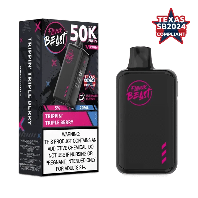 Texas Flavored Vapes Flavor Beast XBM50 Disposable Texas Flavored Vapes Flavor Beast XBM50 Disposable