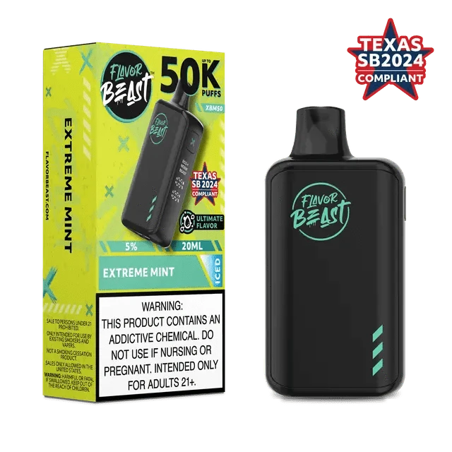 Flavor Beast XBM50 Disposable | 50K Puffs, 3 Power Modes Giant Vapes Flavor Beast XBM50 Disposable | 50K Puffs, 3 Power Modes Giant Vapes