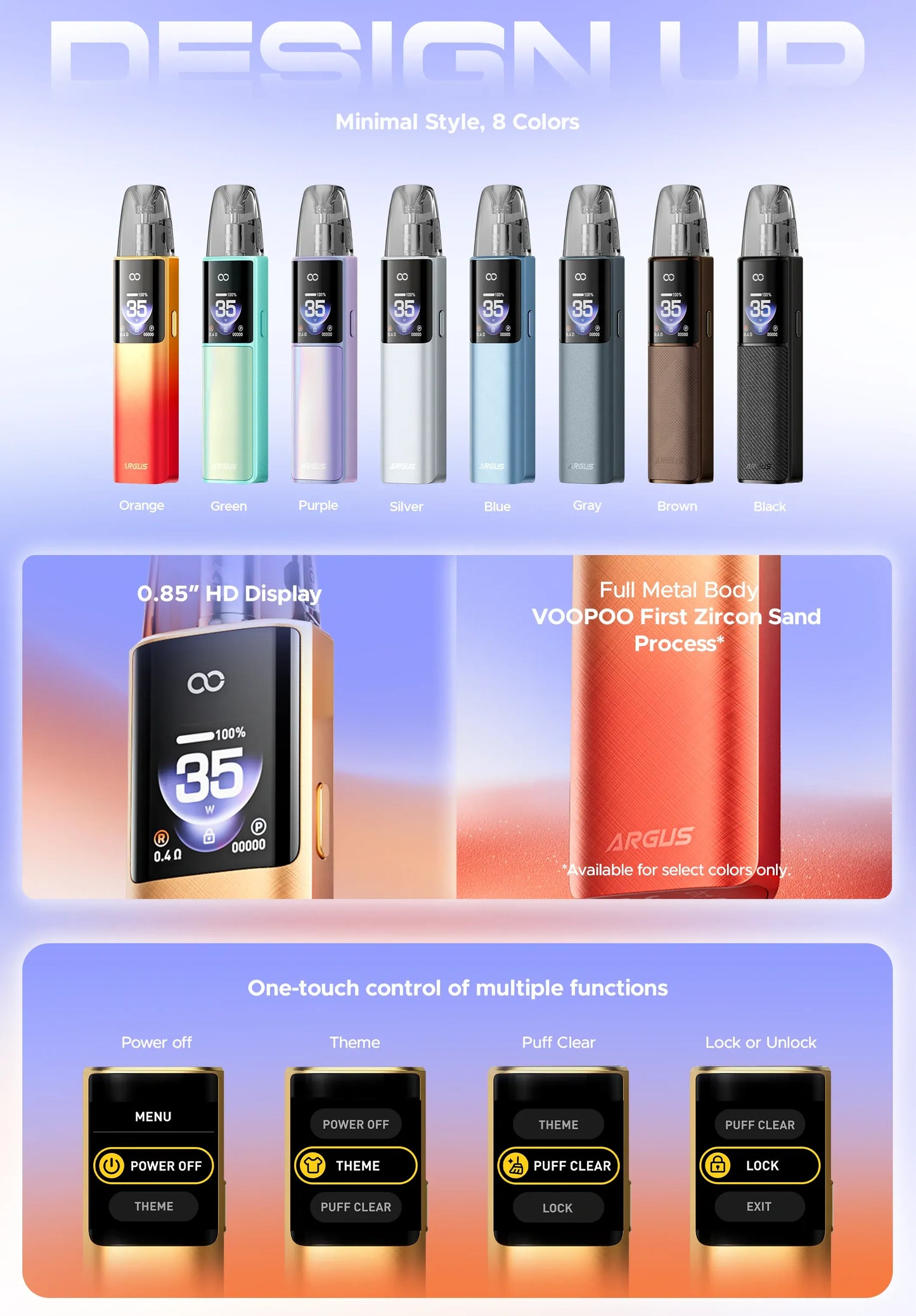 VOOPOO Argus G4 35W Pod System