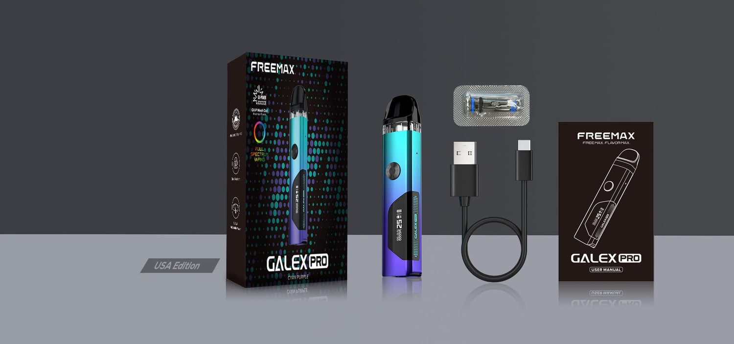 Vape Gang Px26k Flavors Galex Pro 25W Pod Kit - FreeMax - Vape Kit Vape Gang - Rechargeable Vape Vape Gang Px26k Flavors Galex Pro 25W Pod Kit - FreeMax - Vape Kit Vape Gang - Rechargeable Vape