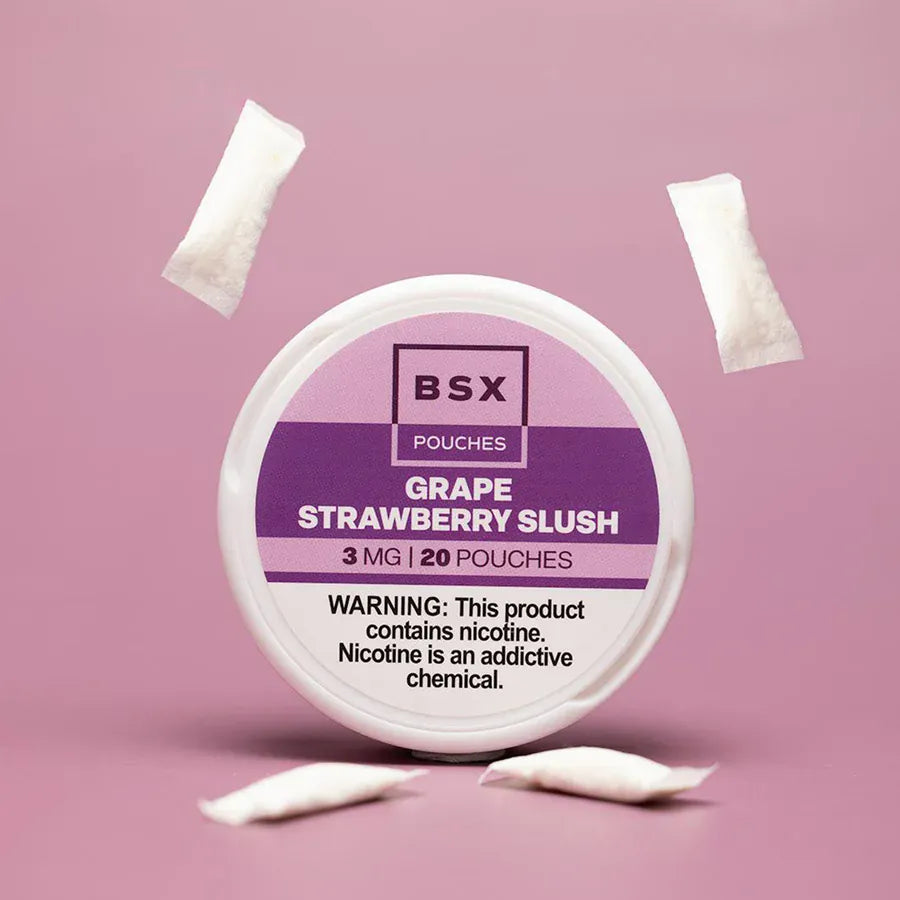 Grape Strawberry Slush - BSX Nicotine Pouches - 20ct