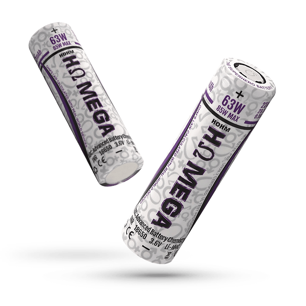 Hohm MEGA 18650 2505mAh 22A Battery