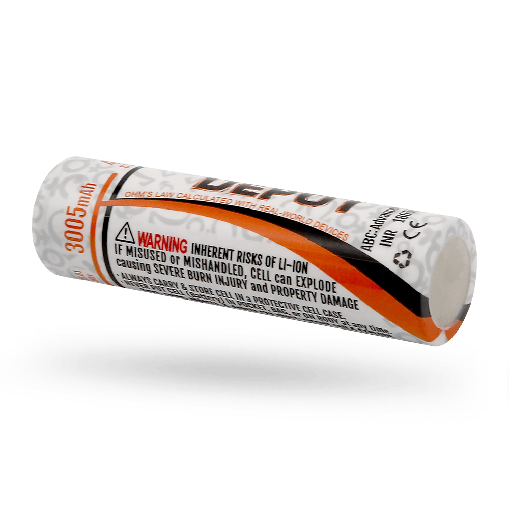 HOHM DEPOT 18650 3005mAh Battery