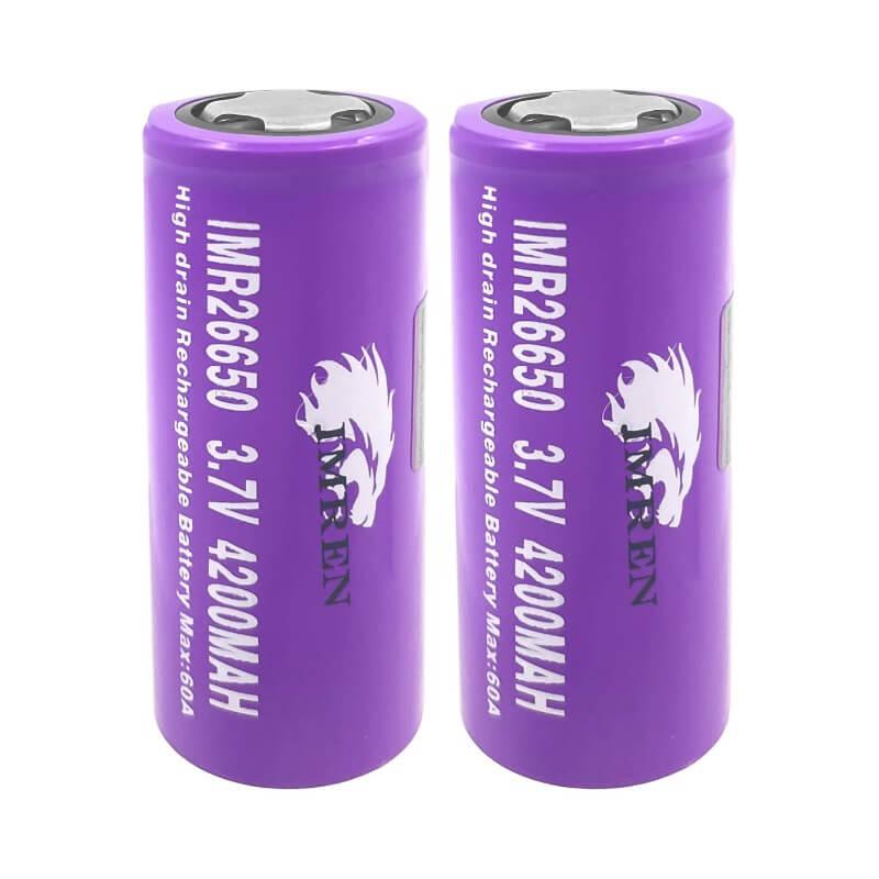 IMREN 26650 4200mAh 60A Rechargeable Battery