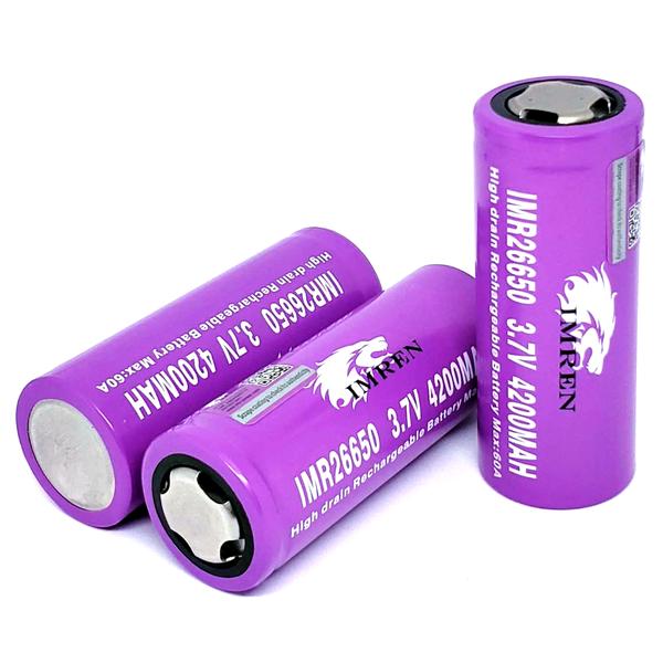 IMREN 26650 4200mAh 60A Rechargeable Battery