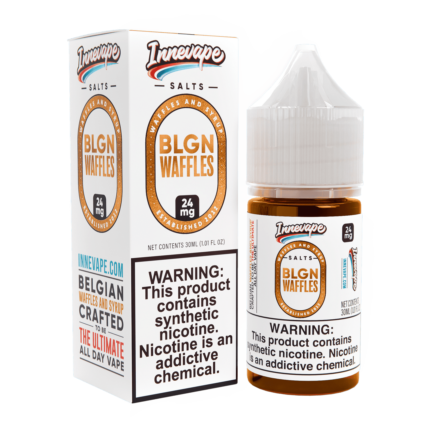 BLGN Waffles SALT - Innevape - Salt Nicotine | Giant Vapes BLGN Waffles SALT - Innevape - Salt Nicotine | Giant Vapes