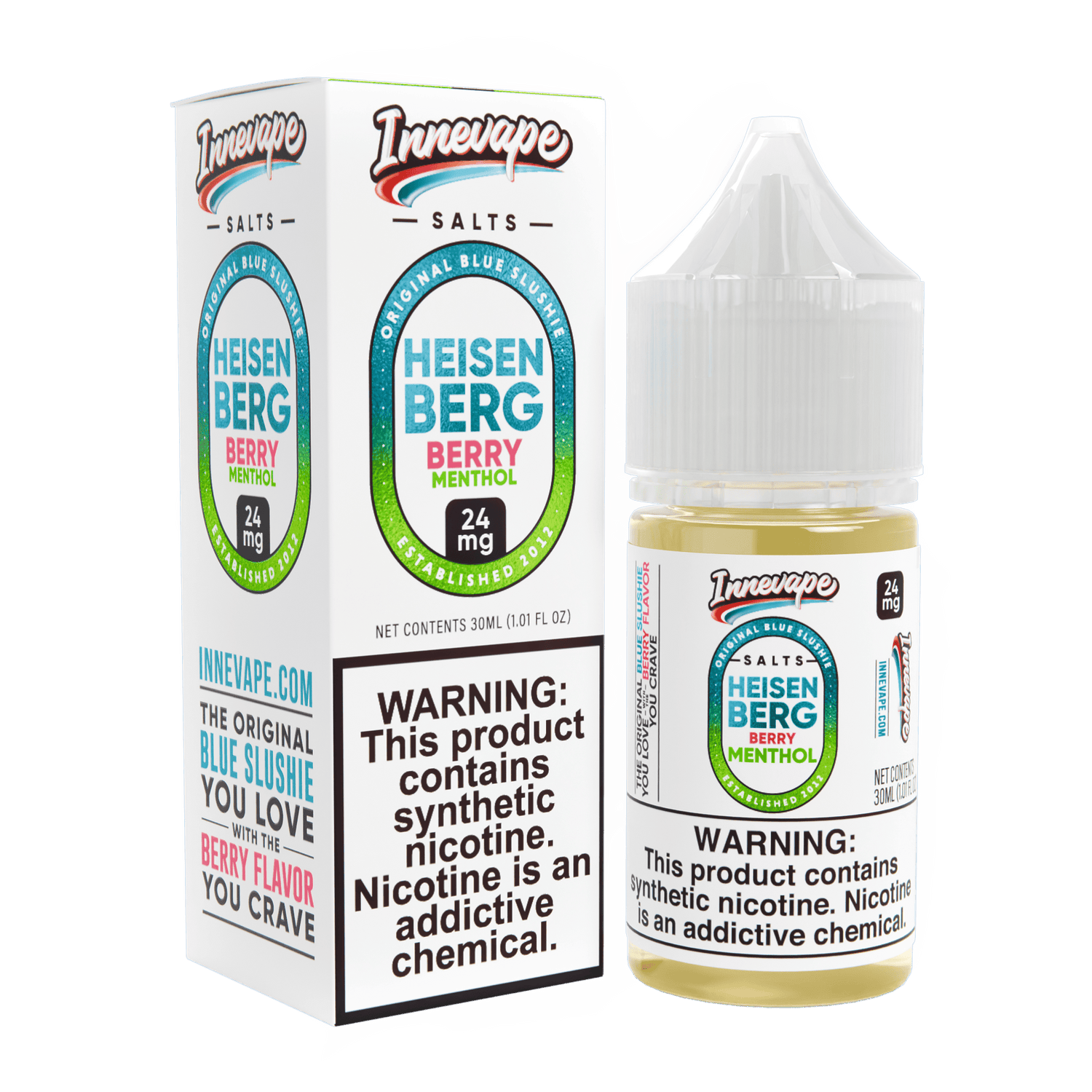 Heisenberg Berry Menthol SALT - Innevape - Salt Nicotine | Giant Vapes Heisenberg Berry Menthol SALT - Innevape - Salt Nicotine | Giant Vapes