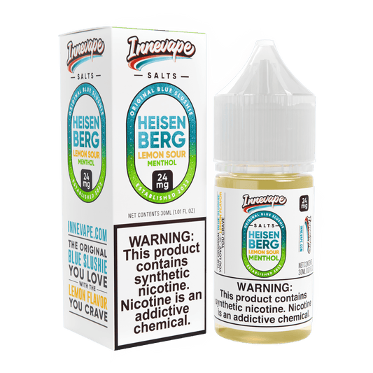 Heisenberg Lemon Sour Menthol SALT - Innevape E-Liquids - 30mL