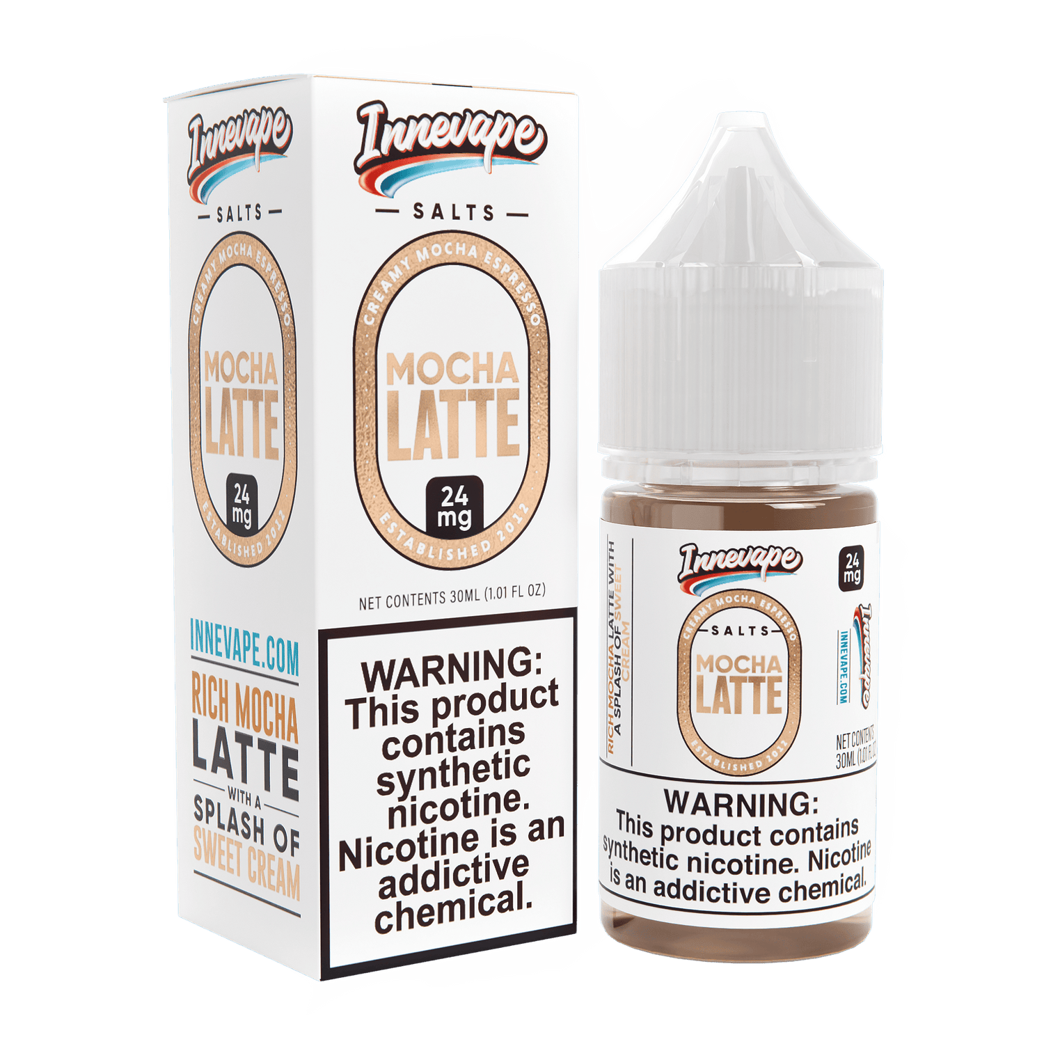 Mocha Latte SALT - Innevape E-Liquids - 30mL