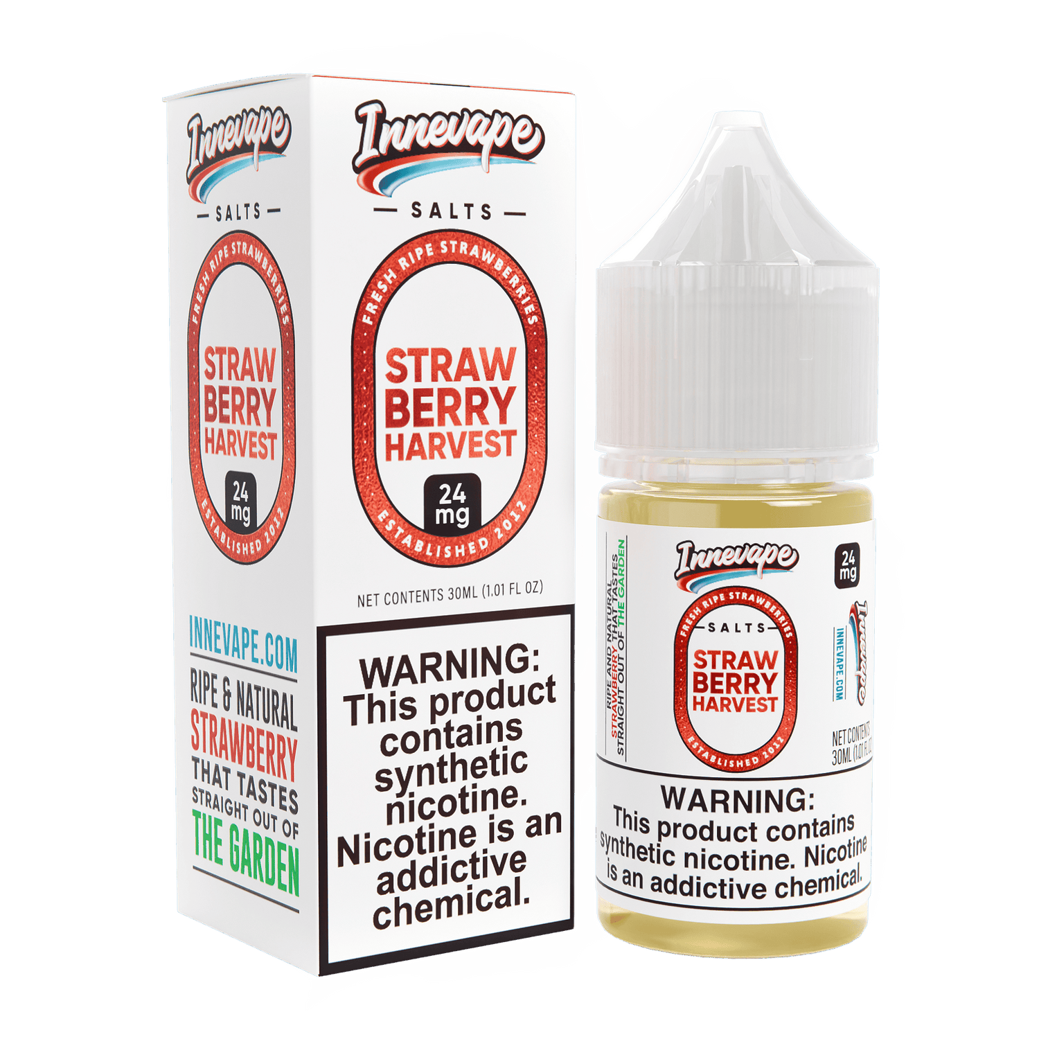 Strawberry Harvest SALT - Innevape E-Liquids - 30mL