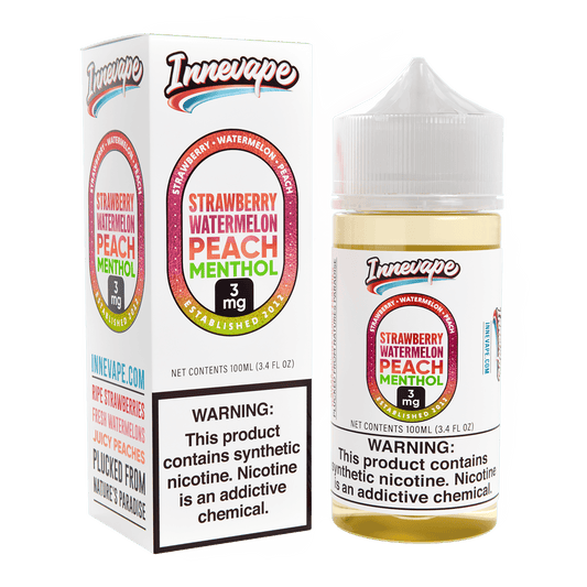 Strawberry Watermelon Peach Menthol - Innevape E-Liquids - 100mL
