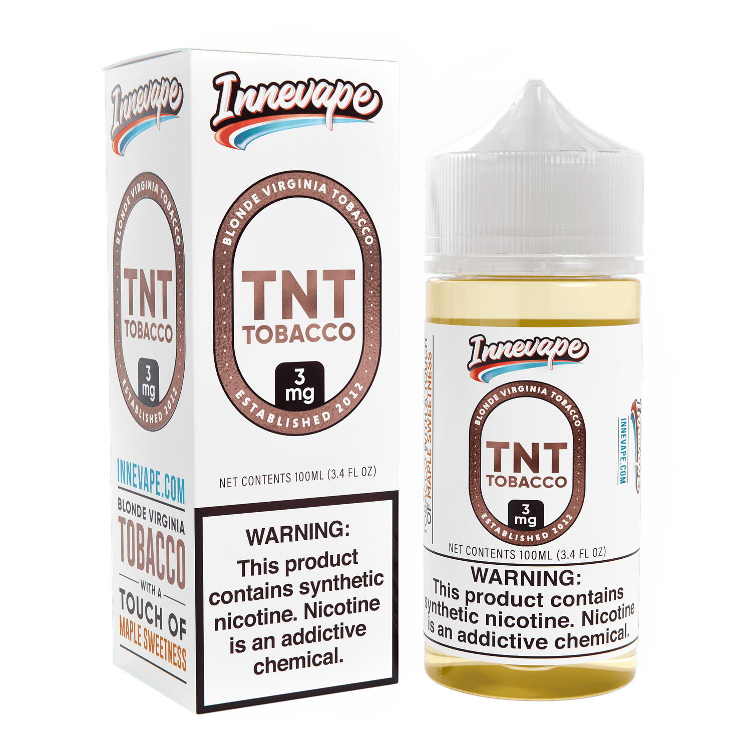 TNT Tobacco - Innevape E-Liquids - 100mL