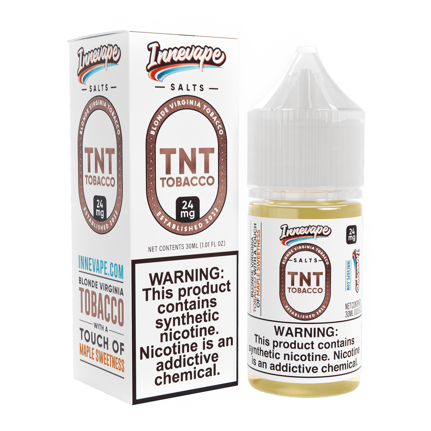 TNT Tobacco SALT - Innevape - Salt Nicotine | Giant Vapes TNT Tobacco SALT - Innevape - Salt Nicotine | Giant Vapes
