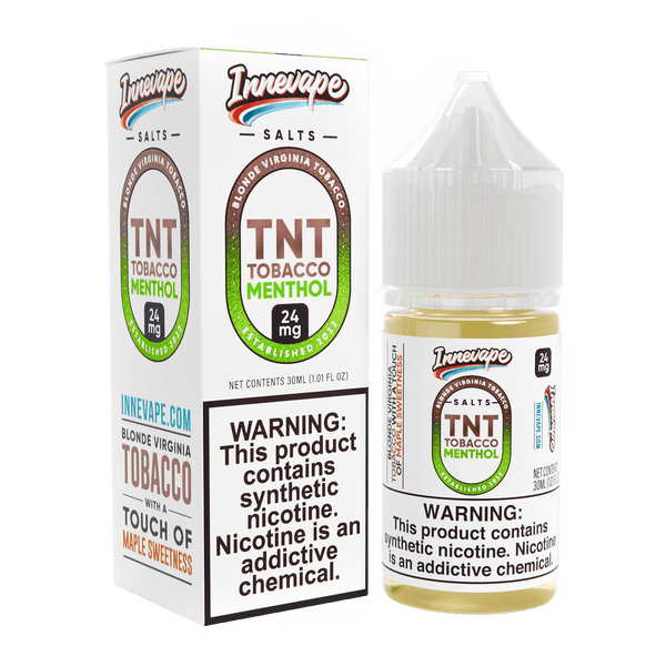 TNT Tobacco Menthol SALT - Innevape - Salt Nicotine | Giant Vapes TNT Tobacco Menthol SALT - Innevape - Salt Nicotine | Giant Vapes