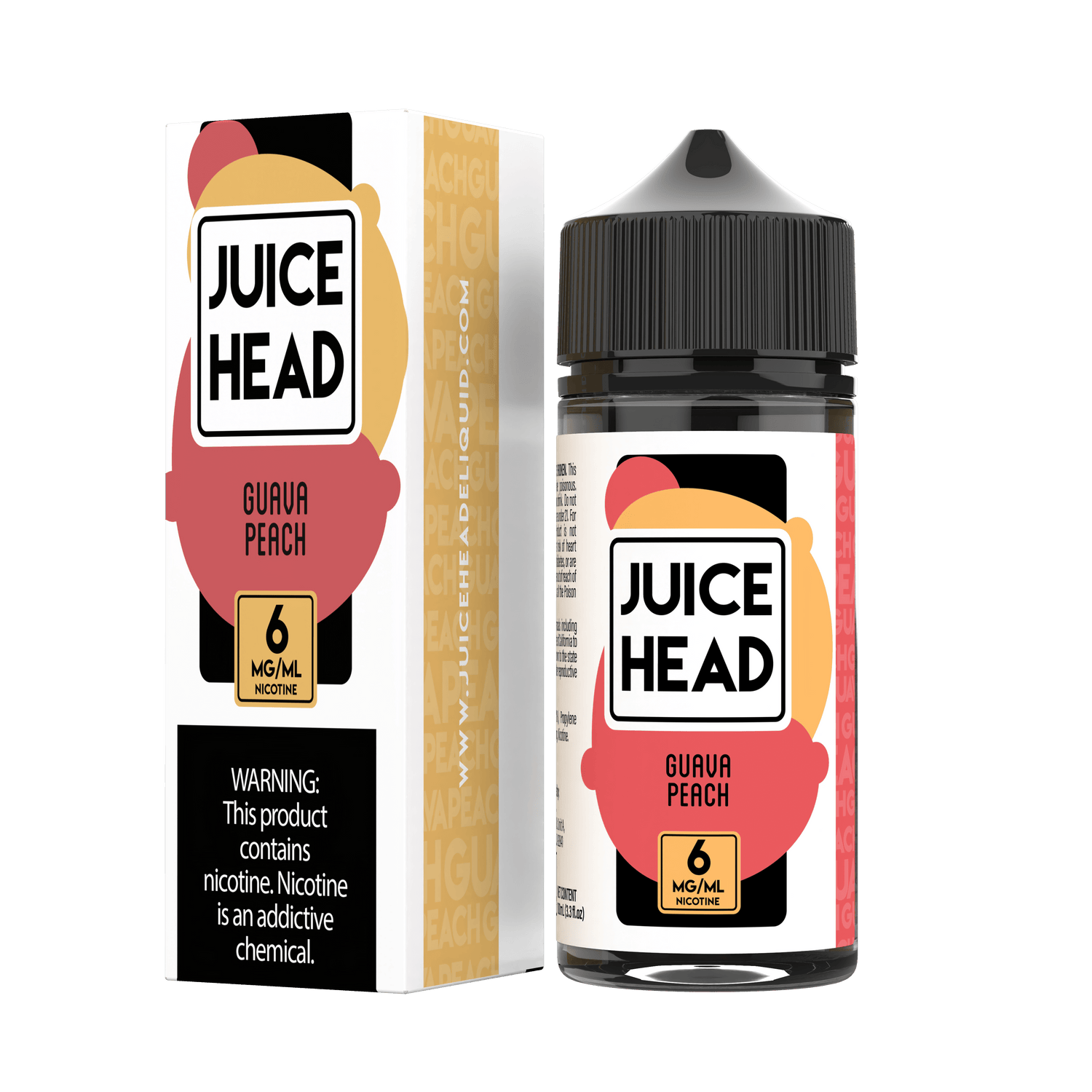 Juice Head - Guava Peach - 100ML - Giant Vapes - Vape Juice Juice Head - Guava Peach - 100ML - Giant Vapes - Vape Juice