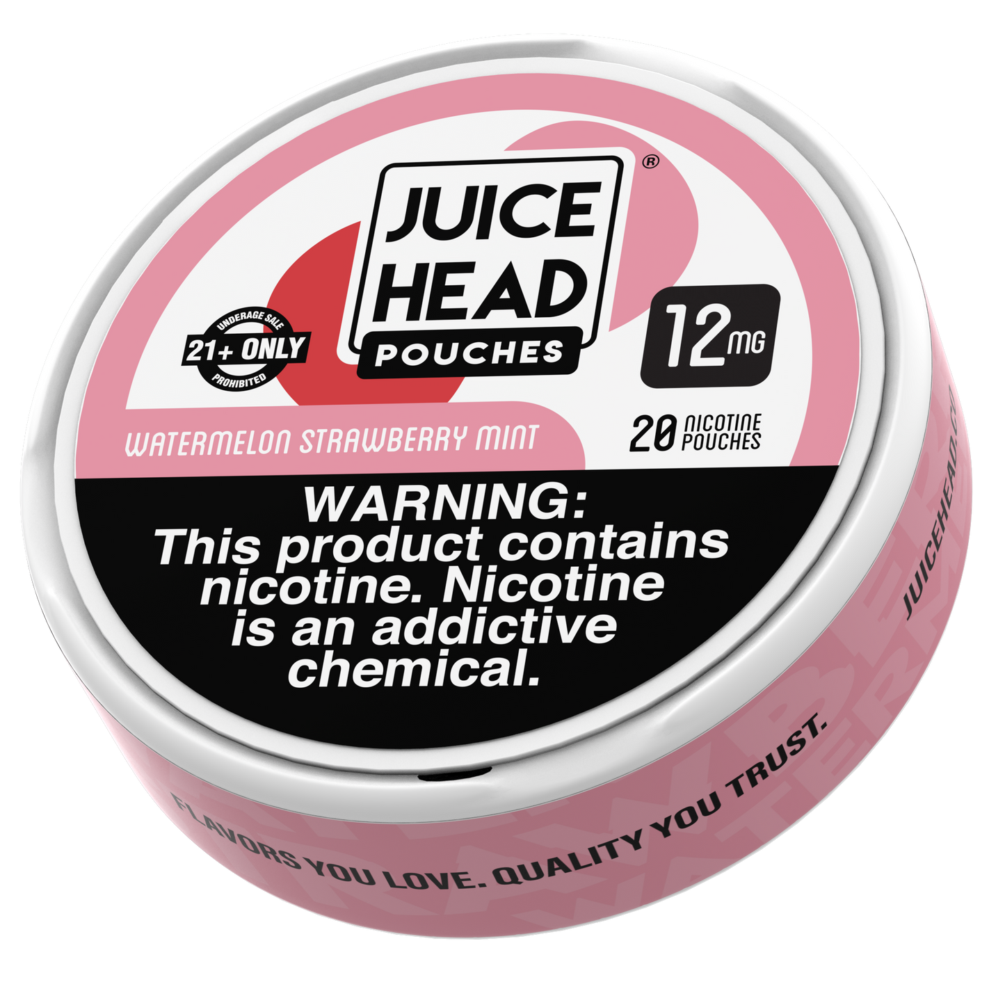 Watermelon Strawberry Mint - Juice Head Nicotine Pouches - 20ct