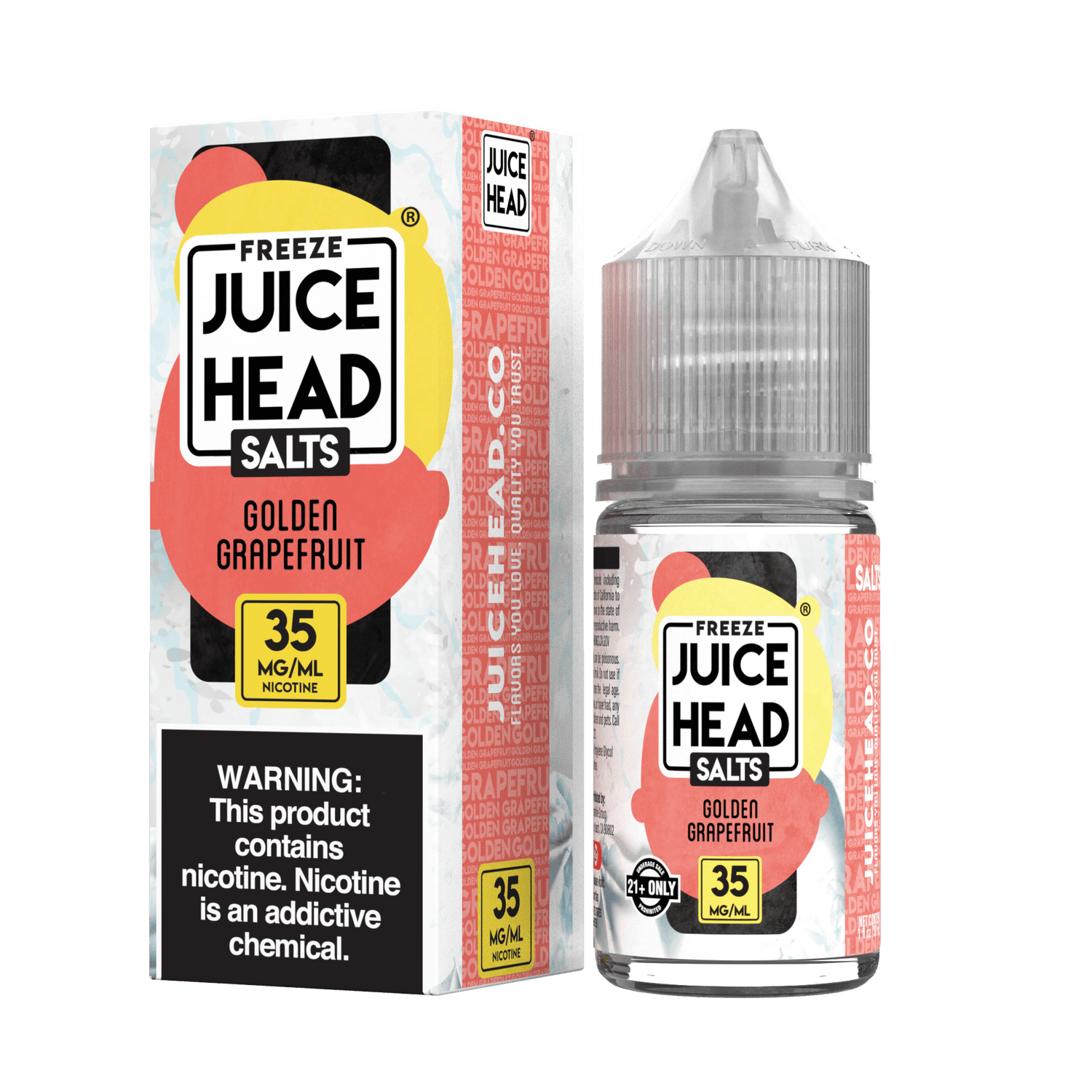 Freeze Golden Grapefruit - Juice Head Salts  - 30ML