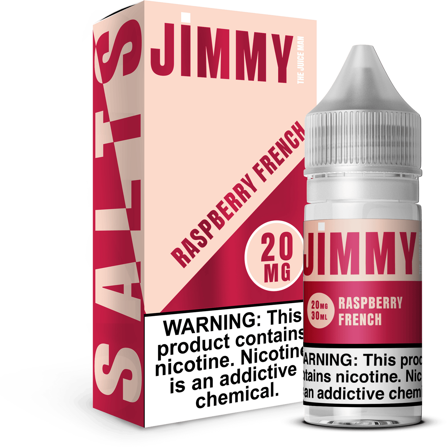 Raspberry French SALT - Jimmy The Juice Man - 30mL