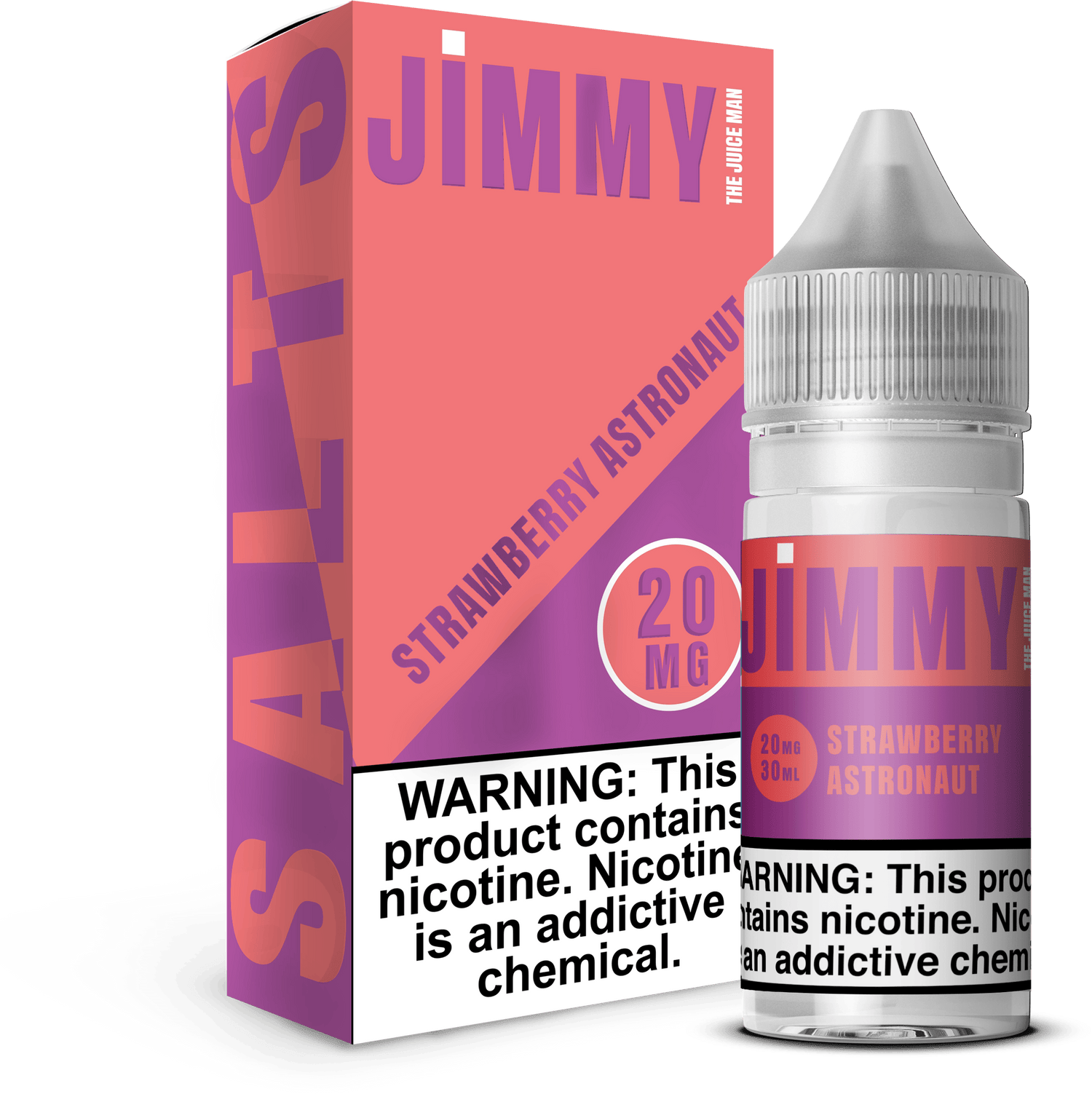 Strawberry Astronaut SALT - Jimmy The Juice Man - 30mL