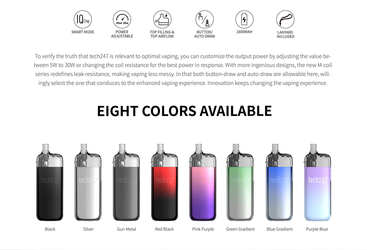 SMOK TECH247 30W Pod Kit