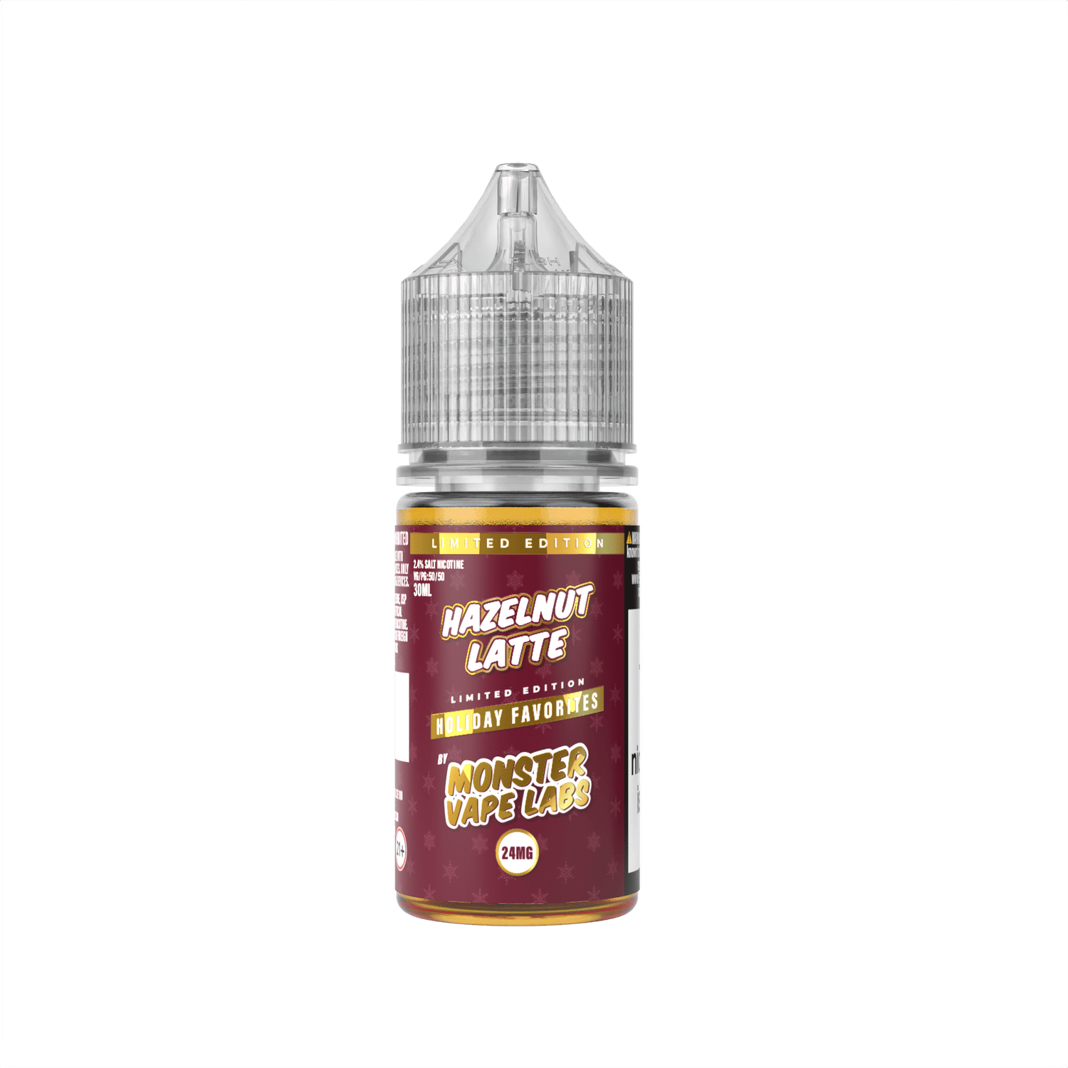 Monster Vape Labs Hazelnut Latte SALT Vape Limited Edition Giant Vapes Monster Vape Labs Hazelnut Latte SALT Vape Limited Edition Giant Vapes