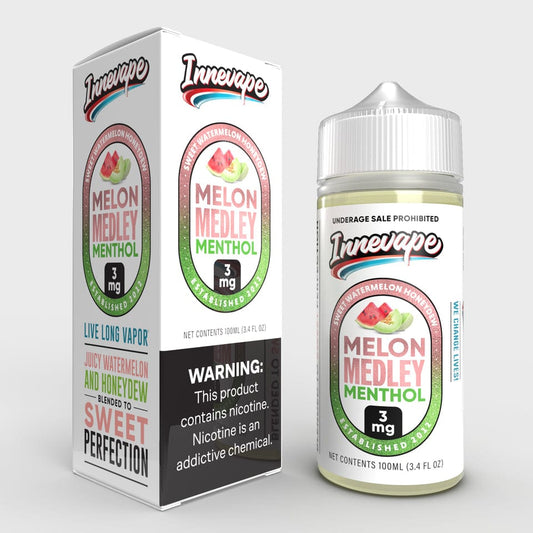 Melon Medley Menthol - Innevape E-Liquids - 100mL