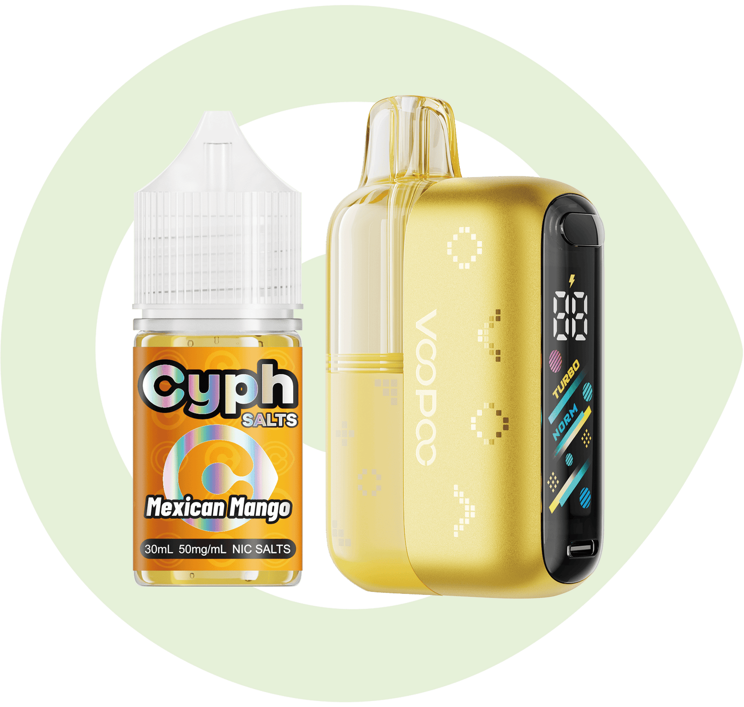 VOOPOO NAVI 80K Kit X Cyph Salts Bundle