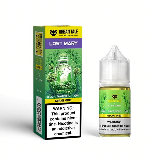Miami Mint SALT - Urban Tale x Lost Mary - Salt Nic | Giant Vapes Miami Mint SALT - Urban Tale x Lost Mary - Salt Nic | Giant Vapes