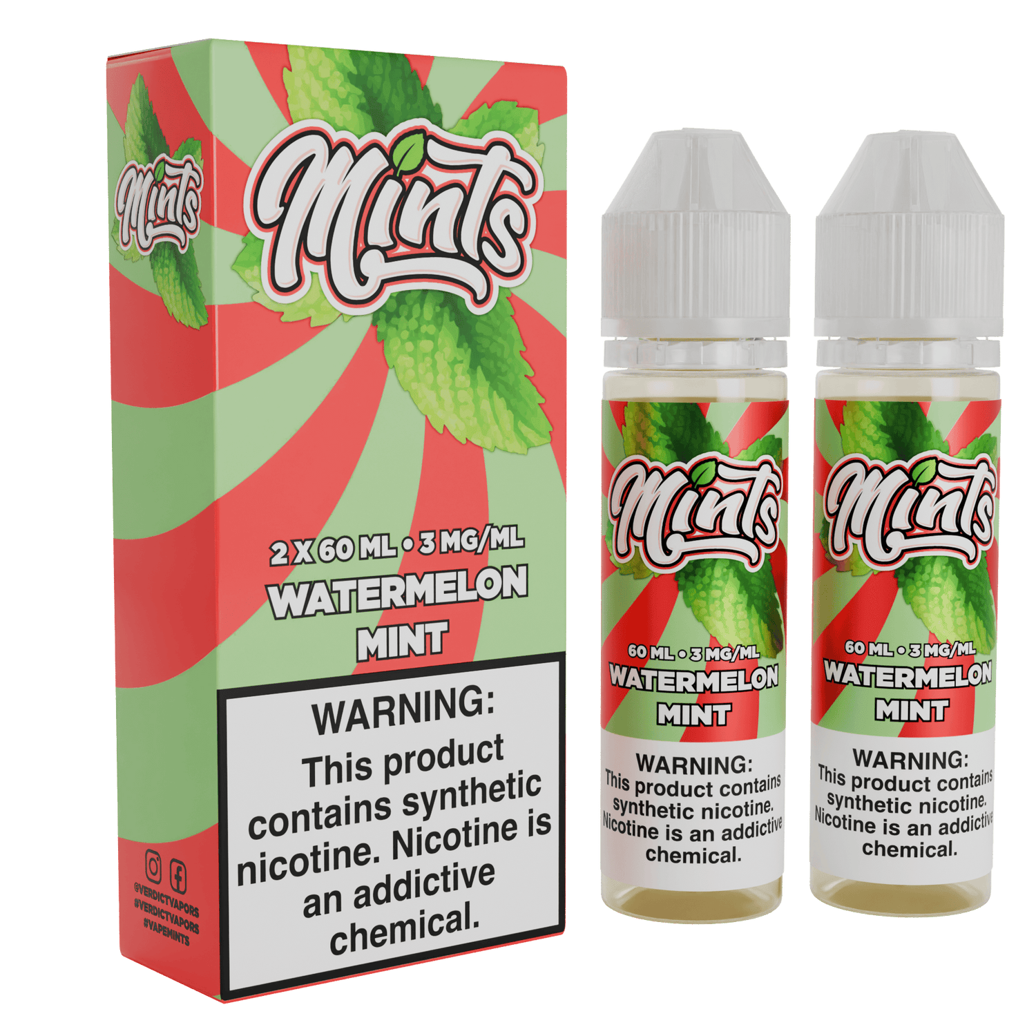 Watermelon Mint - Mints - 120mL