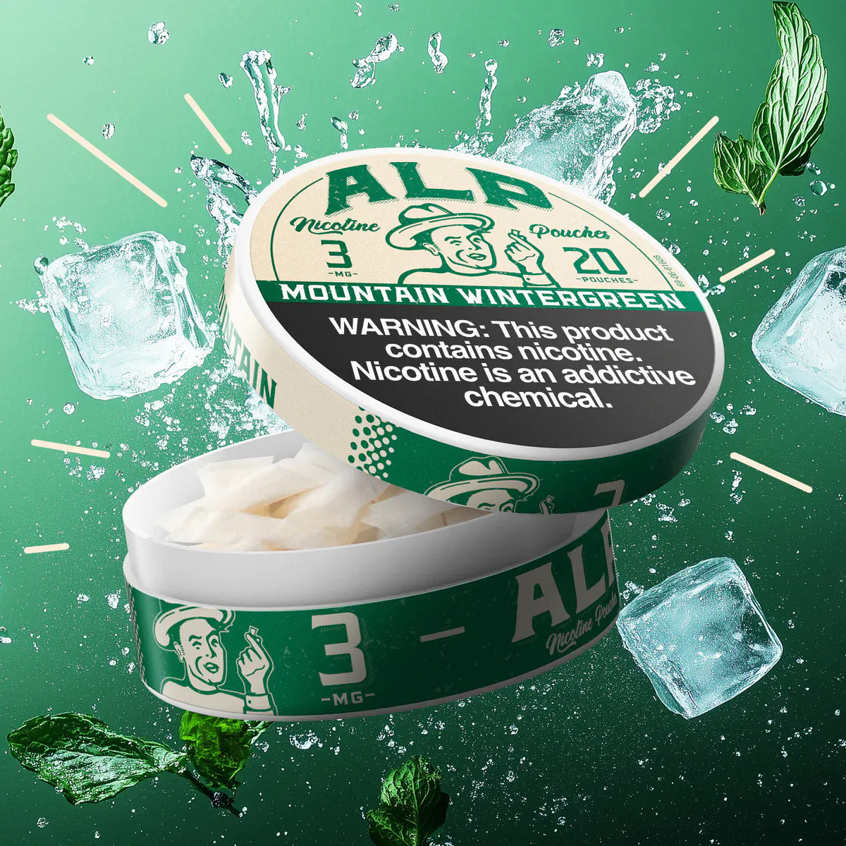 Mountain Wintergreen - ALP Nicotine Pouches - 20ct