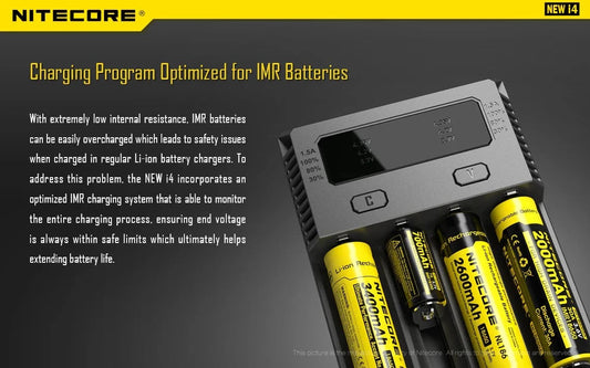 NITECORE i4 Battery Charger (4-Bay)