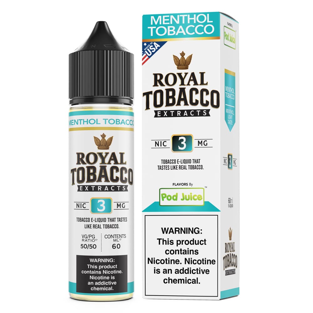 Menthol Tobacco - Pod Juice x Royal Tobacco Extracts - 60mL