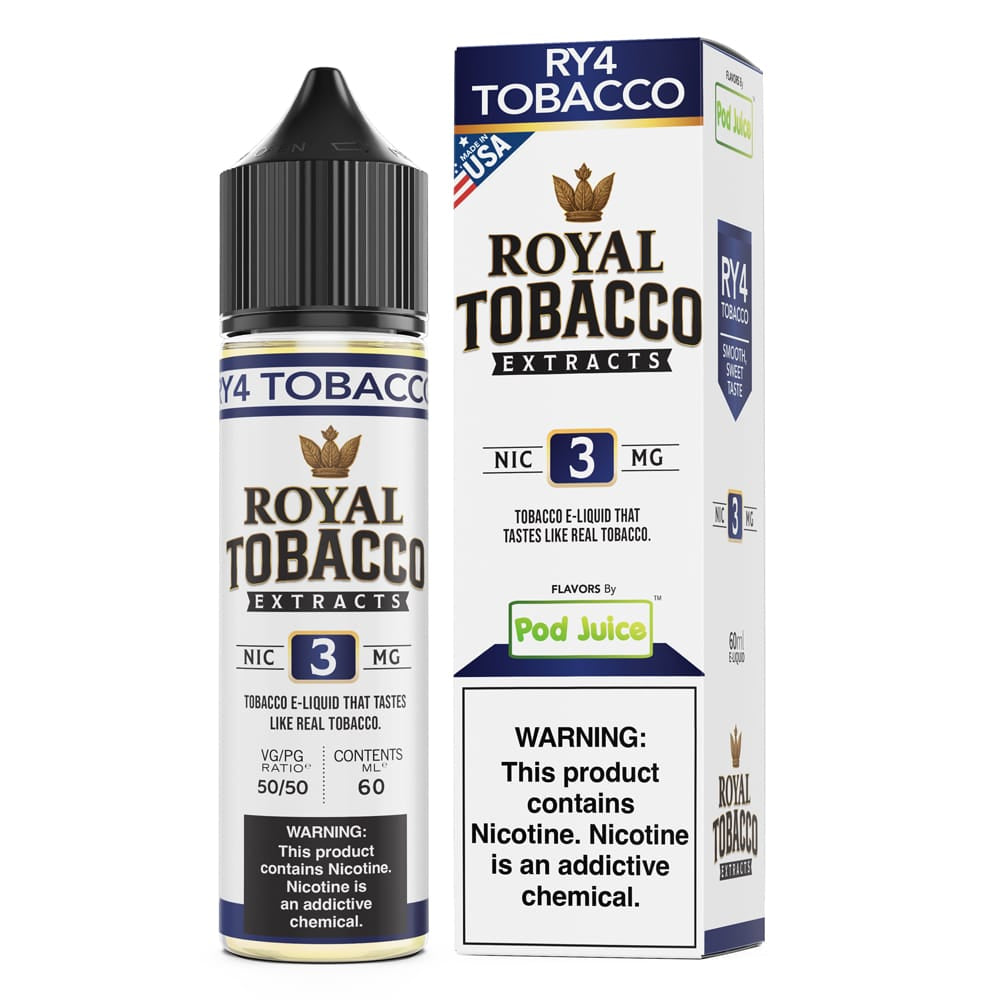 RY4 Tobacco - Pod Juice x Royal Tobacco Extracts - 60mL