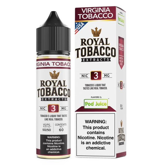 Virginia Tobacco - Pod Juice x Royal Tobacco Extracts - 60mL