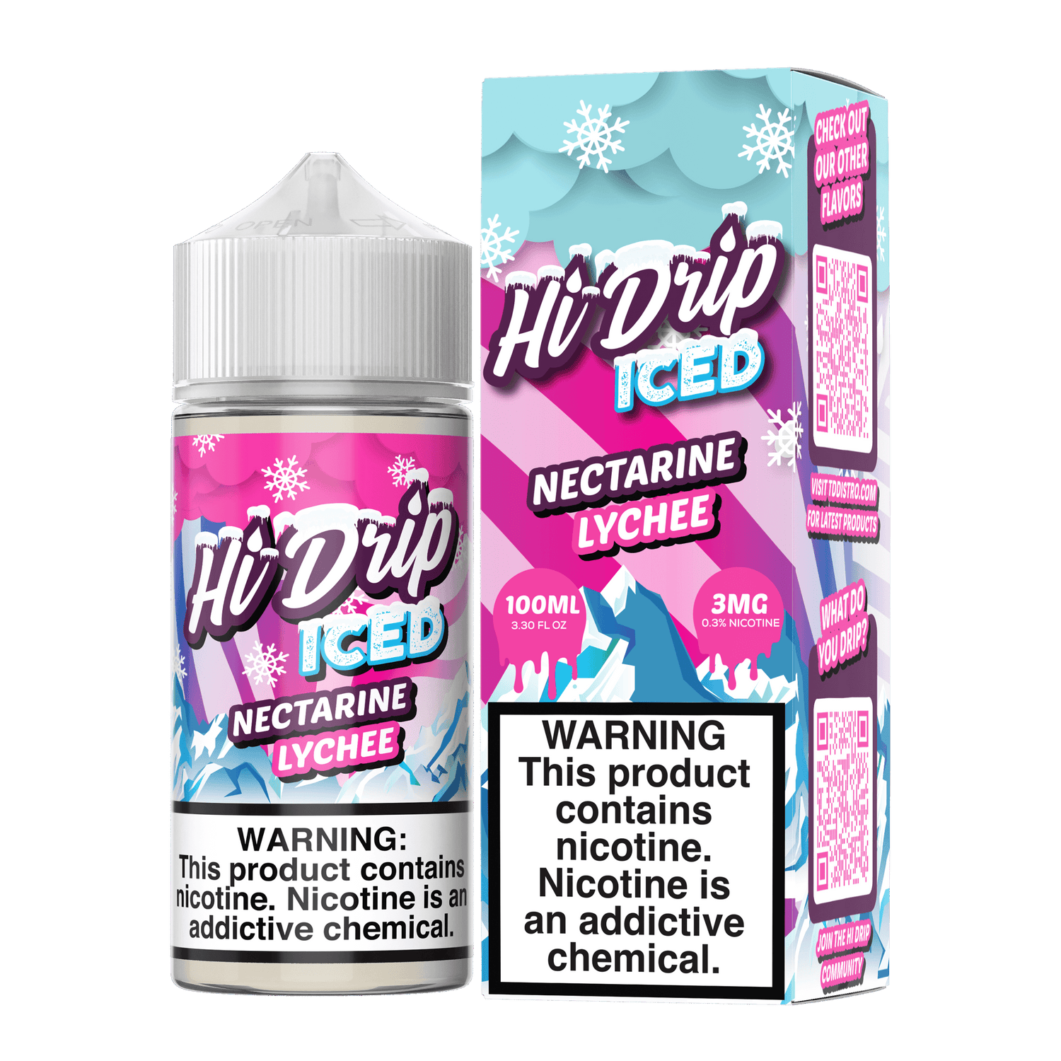 Nectarine Lychee ICED - Hi Drip - 100mL