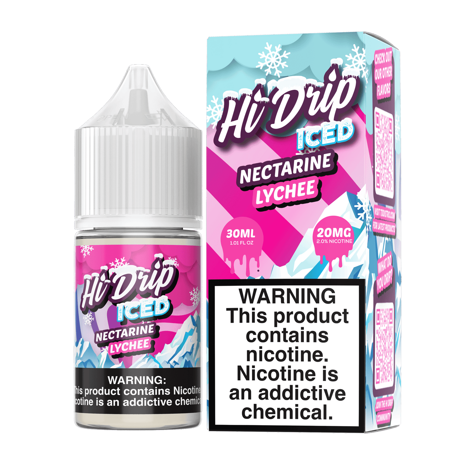 Nectarine Lychee ICED SALT - Hi Drip - 30mL