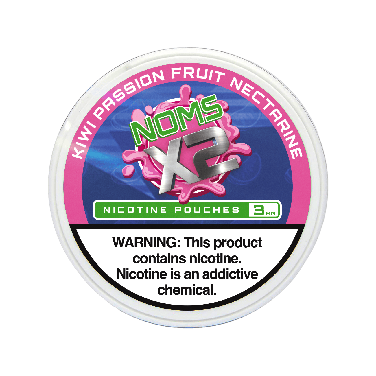 Kiwi Passion Fruit Nectarine - Noms X2 Nicotine Pouches - 20ct