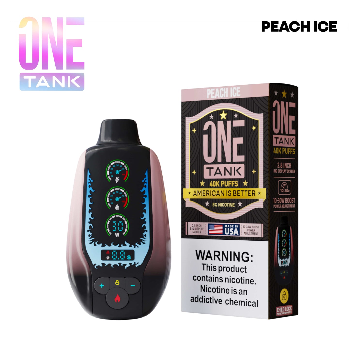 One Tank 40K Disposable Vape | Made in USA | 40,000 Puffs Giant Vapes One Tank 40K Disposable Vape | Made in USA | 40,000 Puffs Giant Vapes