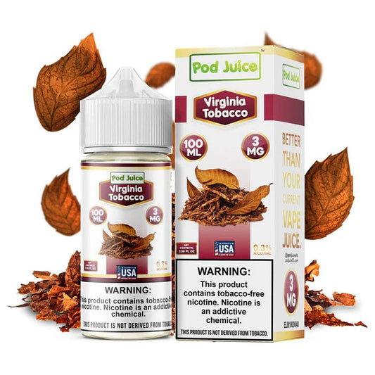 Virginia Tobacco - Pod Juice - 100mL