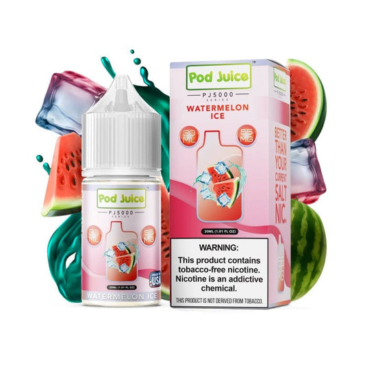 Watermelon ICE PJ5000 SALT - Pod Juice - 30mL