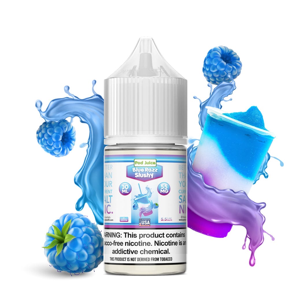 Blue Razz Slushy SALT - Pod Juice - 30mL