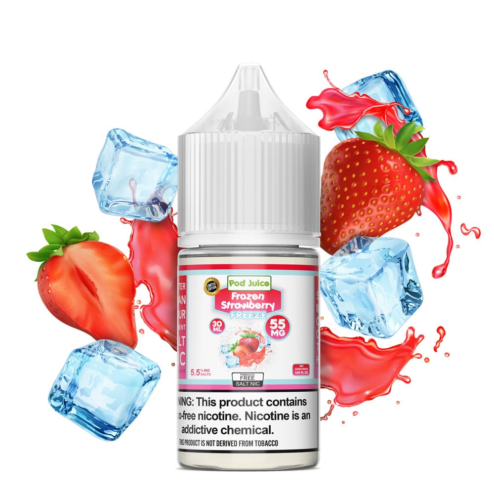 Frozen Strawberry FREEZE SALT - Pod Juice - 30mL