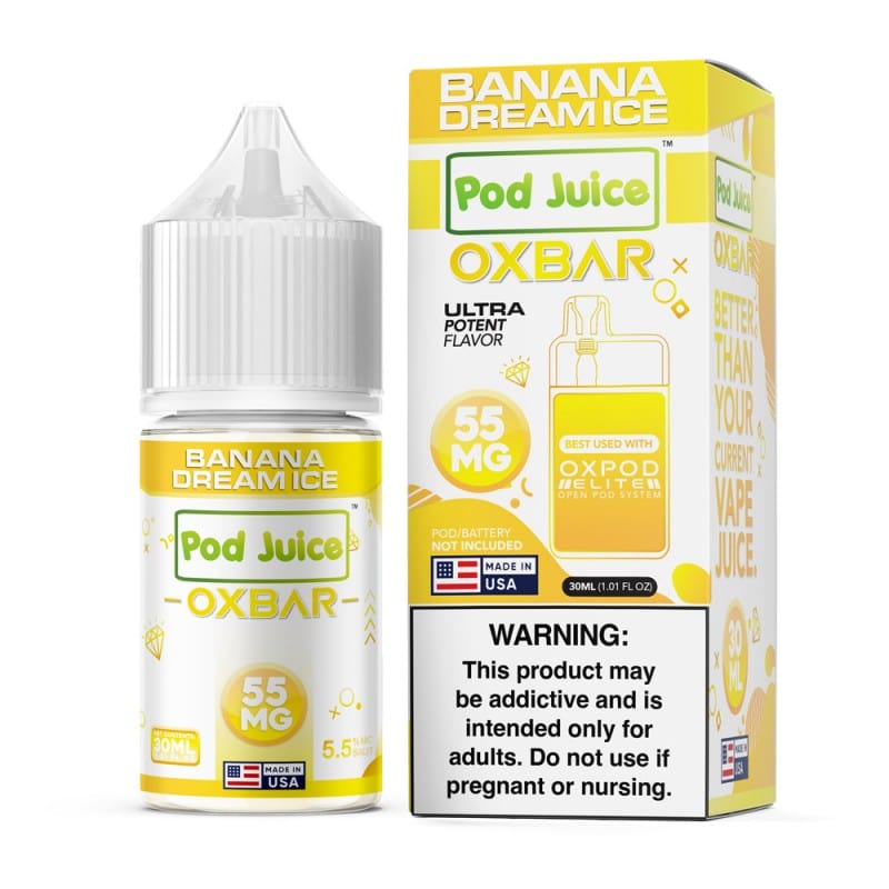 Banana Dream ICE SALT - Oxbar x Pod Juice - 30mL