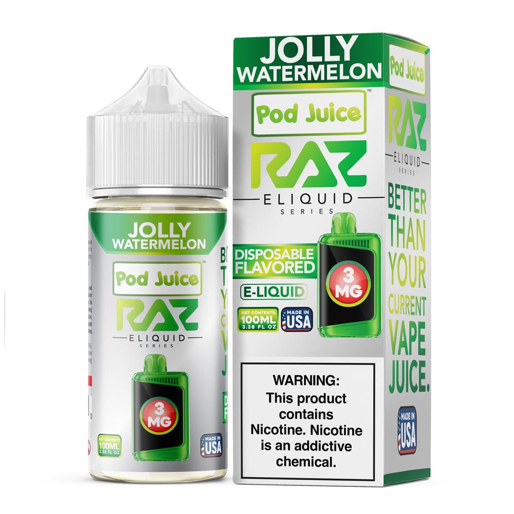 Jolly Watermelon - Pod Juice x Raz E-Liquid - 100mL