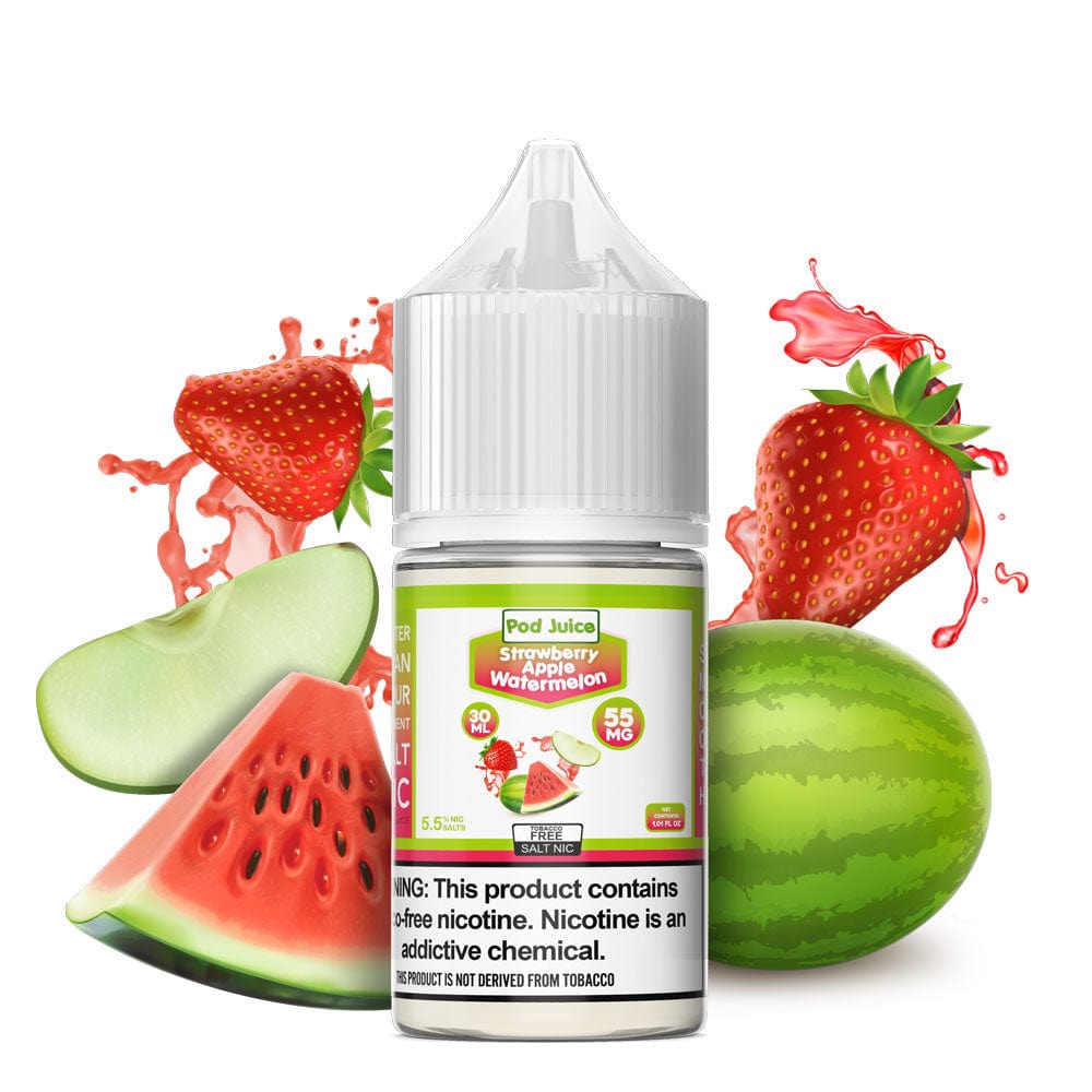 Strawberry Apple Watermelon SALT - Pod Juice - 30mL