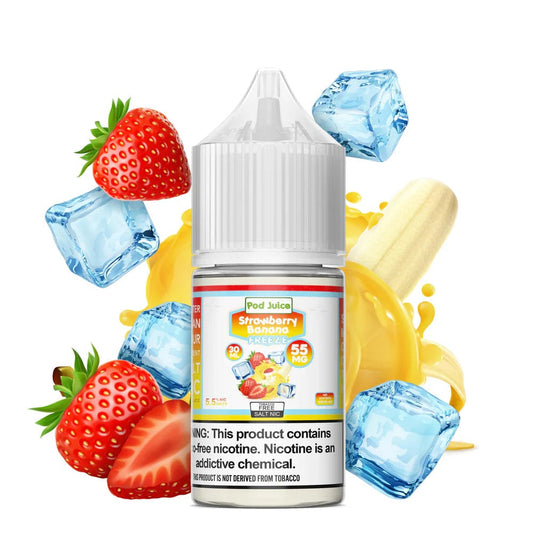 Strawberry Banana FREEZE SALT - Pod Juice - 30mL