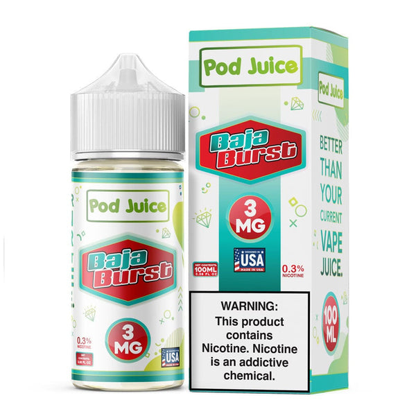Baja Burst by Pod Juice 100mL Tropical Citrus Vape Juice  Giant Vapes