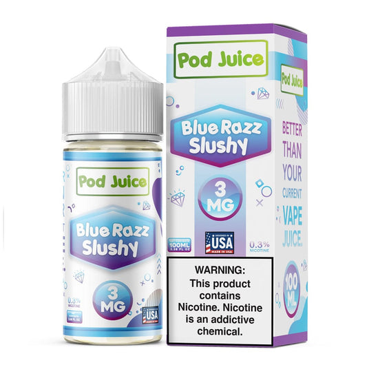 Blue Razz Slushy - Pod Juice - 100mL