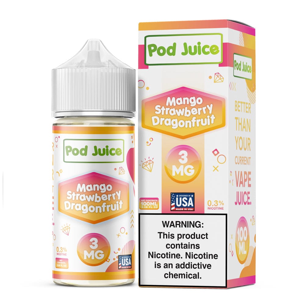 Mango Strawberry Dragonfruit - Pod Juice - 100mL
